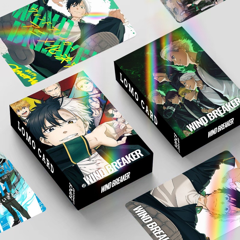 [ WIND BREAKER HOLOGRAM ] การ์ด Lomo / การ์ดเบรกเกอร์ลมอนิเมะ มี 30 2 ด้าน