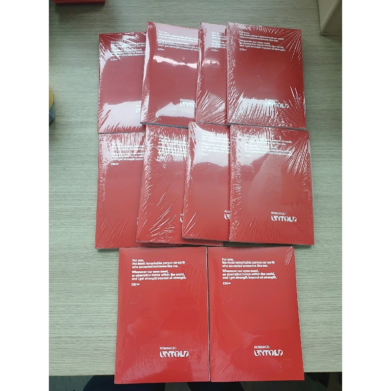 Enhypen ROMANCE UNTOLD ENGENE ALBUM VER SEALED UNSEALED แบบสุ่มเลือกเมมเบอร์ SUNGHOON NI-KI NIKI HEESUNG JAY