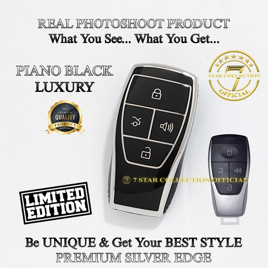 BAIC X-55 II BAIC BJ40 Plus New BAIC BJ30 Premium Silver Edge Car Remote Key Cover Case