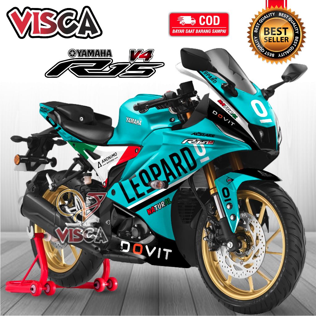 รูปลอก R15 V4 สติ๊กเกอร์เต็มตัว R15 V4 Full Body Decal R15 V4 LEOPARD
