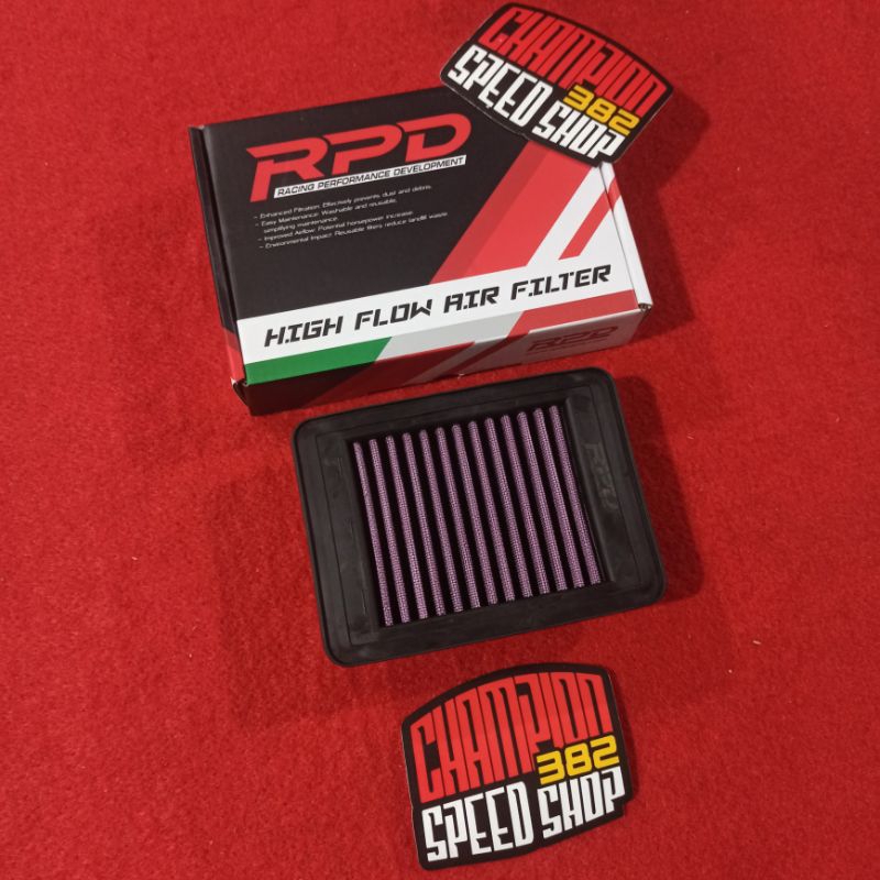 กรองอากาศไหลสูง RPD R25 MT25 MT-25 GSX-R150 GSX-S150 GSX150 GSX 150R 150S GSX RS 150 SR