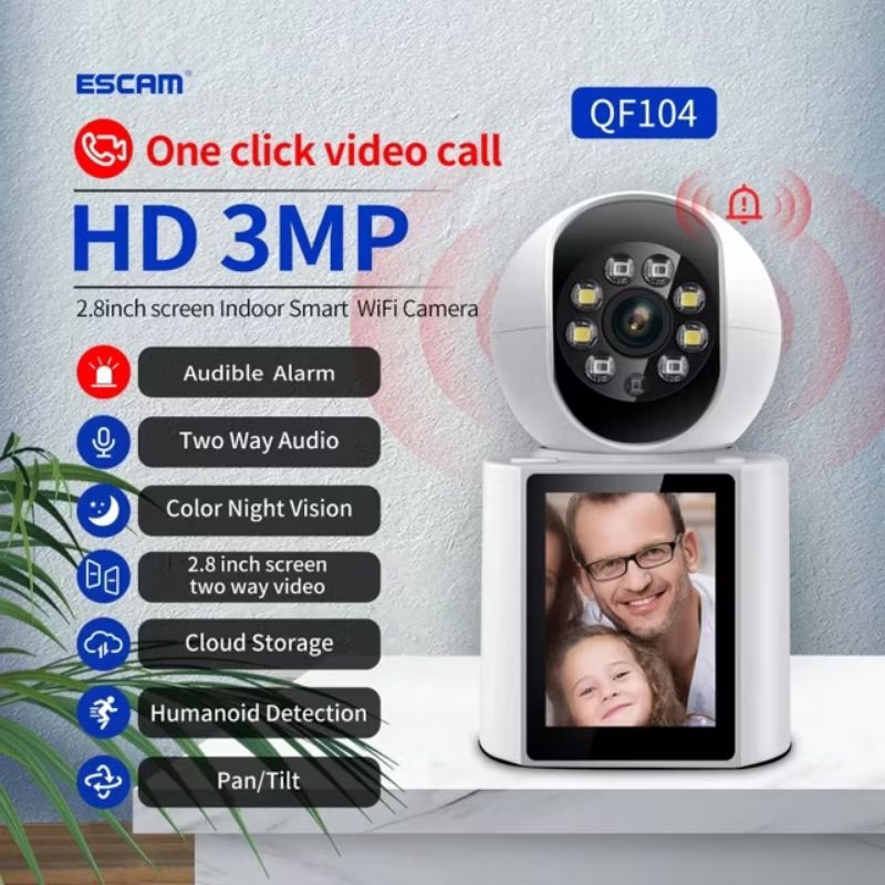 กล้องวงจรปิด Ipcam WIFI 3MP