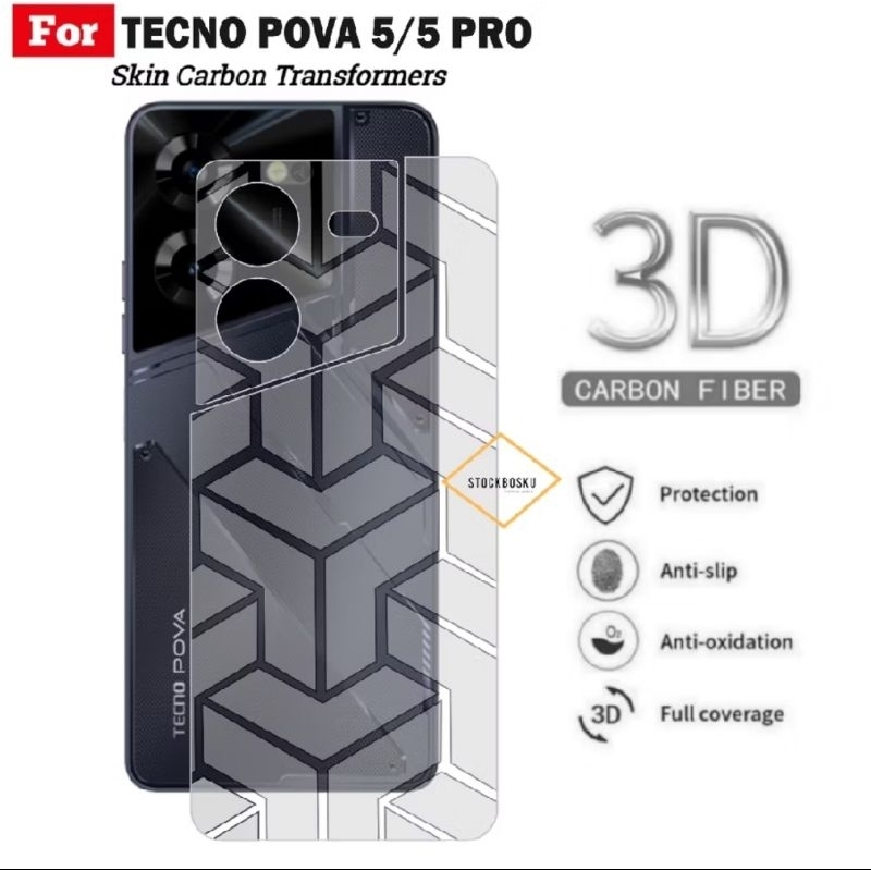SKIN DIAMOND MOTIF TRANSFORMERS TECNO POVA 5 / POVA 5 PRO