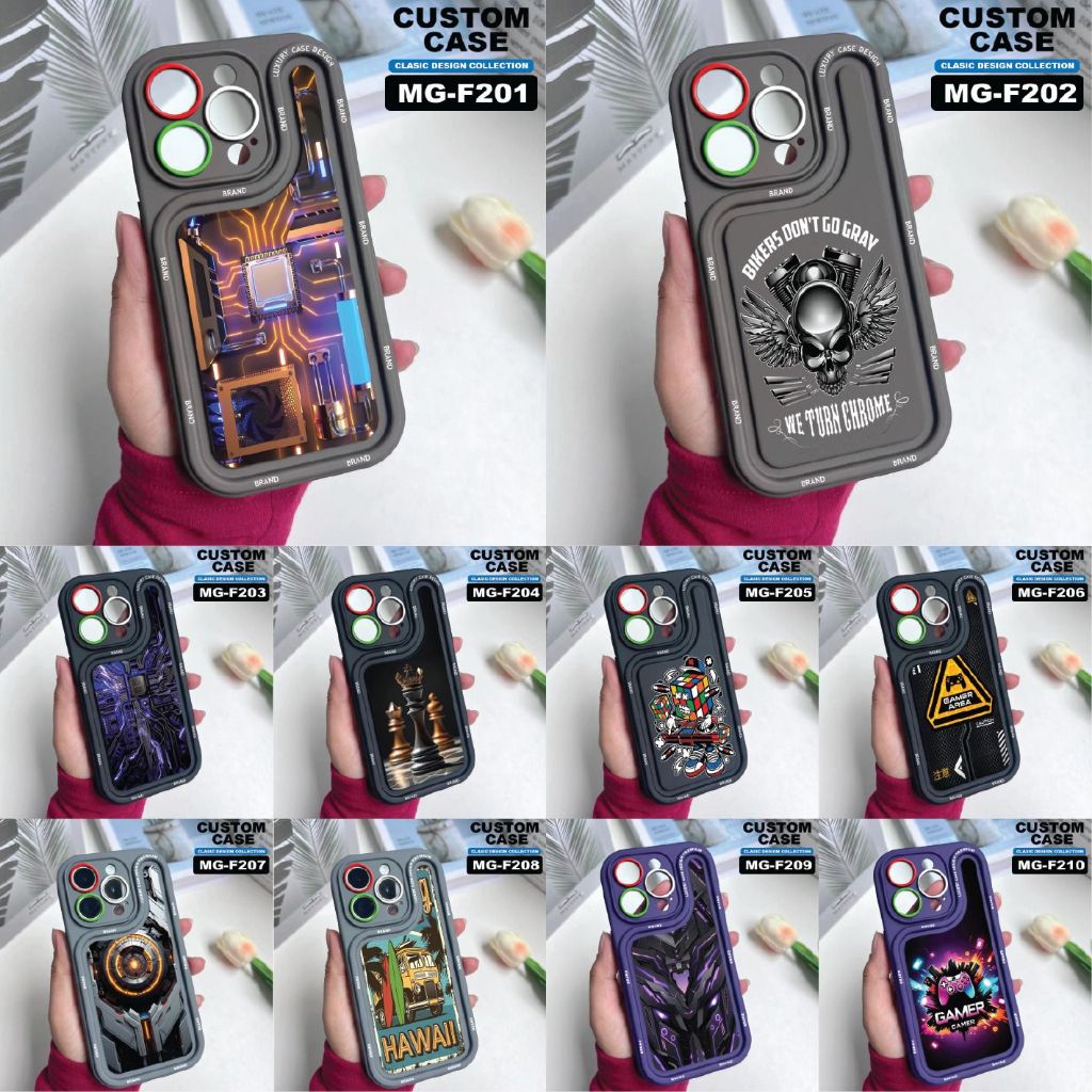REALME NOTE 50/C67/C65/C63/C61/C55/C53/C51/C35/C33 CASE CHECK MUGLO MOTIF MG F201-F210 VENUS HP DECI