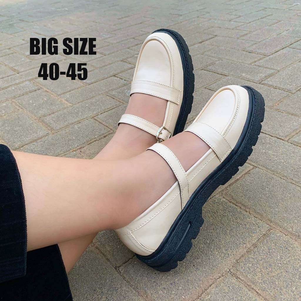 BIG SIZE - รองเท้าโลฟเฟอร์ผู้หญิง Docmart ขนาดใหญ่ Jumbo SIZE