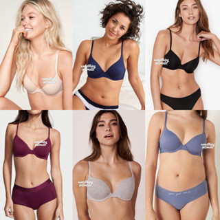 [นําเข้า] C&amp;a/aerie/ms/vs Ultrasoft Perfect Plunge Fit Flex Back Modern Demi เสื้อยืดชั้นใน สําหรับสตรี โฟมบาง ไร้รอยต่อ ขนาดใหญ่ สีนู้ด Bh 34b 36B 38B 40D