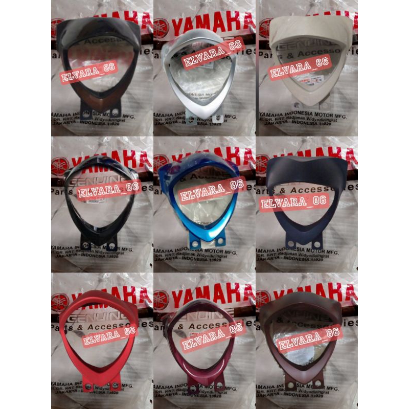 ฝาครอบไฟหน้าสําหรับ Yamaha Fino Fi 115 Fino 125 Fino Premium Fino Grande Original