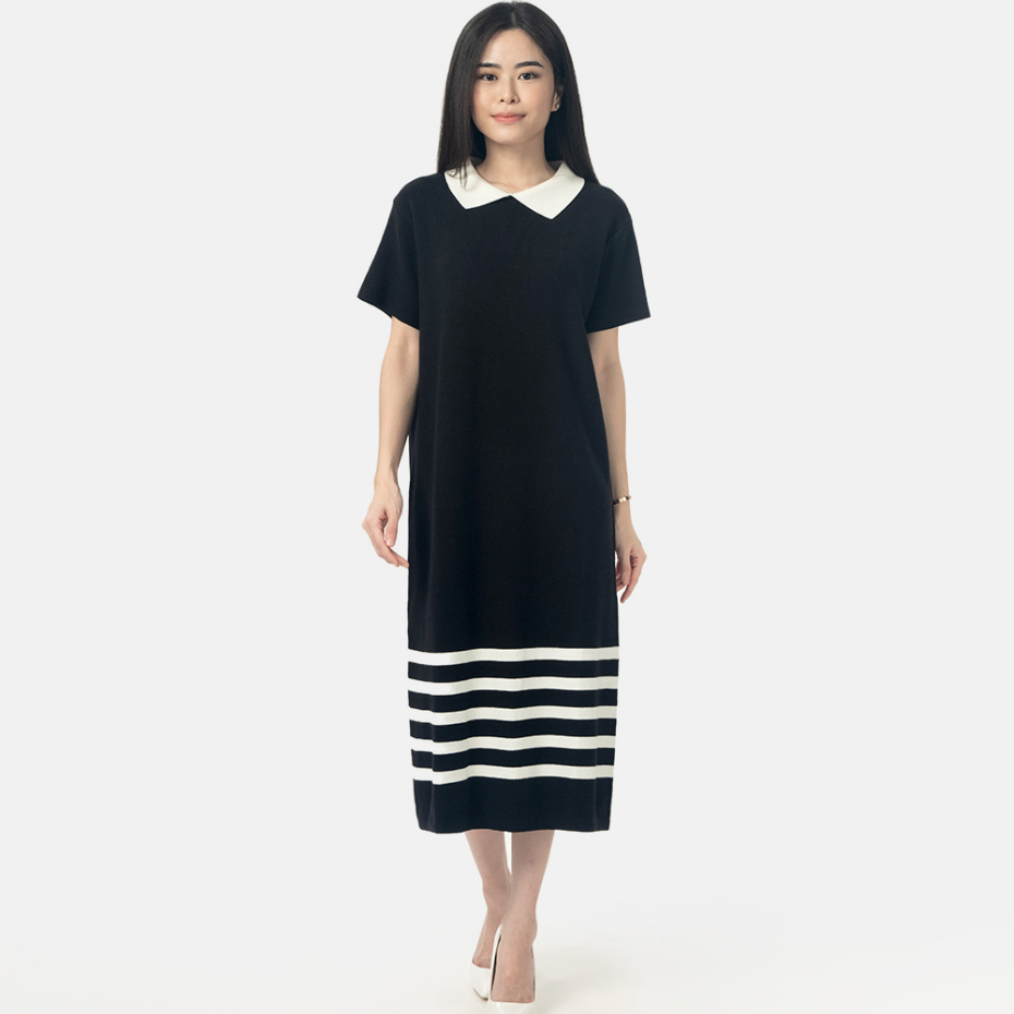 MKY CLOTHING KNIT MIDI DRESS