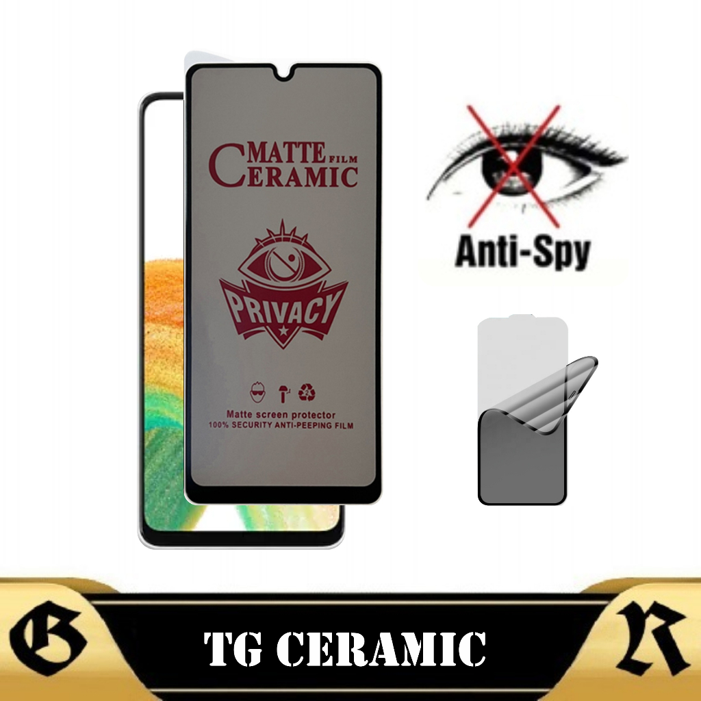 LAYAR Anti-Scratch เซรามิค VIVO Y20 Y0s Y20i Y12s หน้าจอความเป็นส่วนตัวคลุมทั้งหมดยืดหยุ่น