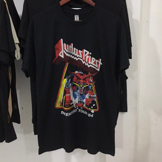 Kaos BAND OFFICIAL JUDAS PRIEST - DEFENDERS VINTAGE TOUR (สินค้าดั้งเดิม)