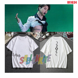 Rfj634 เสื้อยืด พิมพ์ลาย park jimin nevermind Moon+fotocard