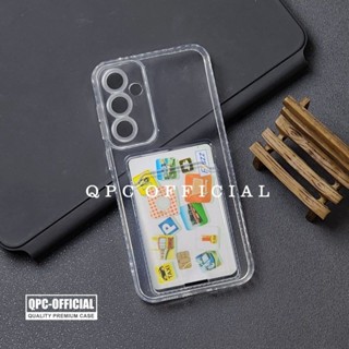 เคสโทรศัพท์มือถือ แบบใส พร้อมช่องใส่บัตร สําหรับ Samsung S23 FE S23 FE