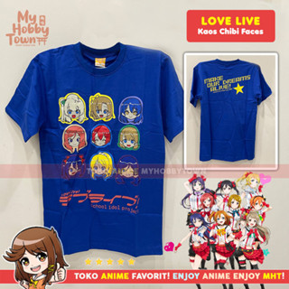 เสื้อยืด พิมพ์ลาย Love Live Chibi Honoka Kousaka Yazawa Nico Maki Nishikino Umi Sonoda