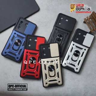 Tecno Pova 5 เคส ARMOR Slide PROTECT เคสกล้องหุ่นยนต์ สไลด์กล้อง + แหวนขาตั้ง Tenco Pova 5