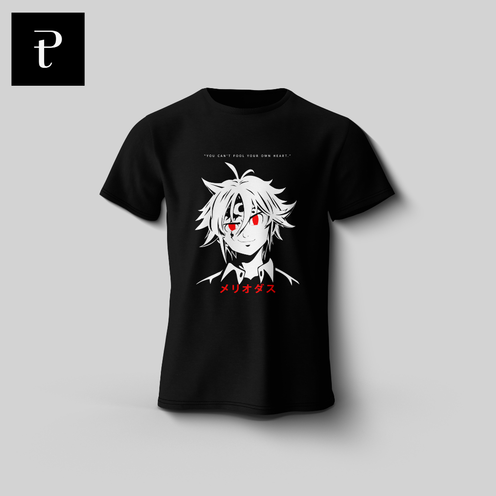 Meliodas Seven Deadly Sins อะนิเมะ Tshirt Distro