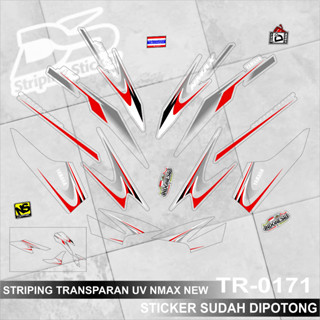 สติกเกอร์ใส UV nmax (TR-0171) สําหรับติดตกแต่งรถจักรยานยนต์
