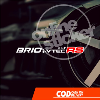 สติกเกอร์ Brio i-vtec RS | ไฟสว่างขึ้น ตัด