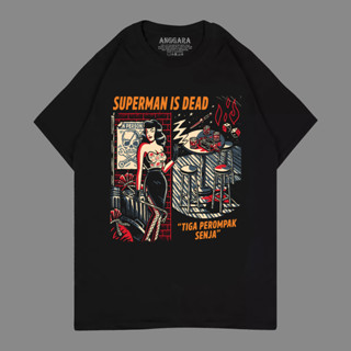 เสื้อยืด พิมพ์ลาย Superman IS DEAD Three Twilight Pirates SID สไตล์พังก์ สําหรับผู้ชาย และผู้หญิง