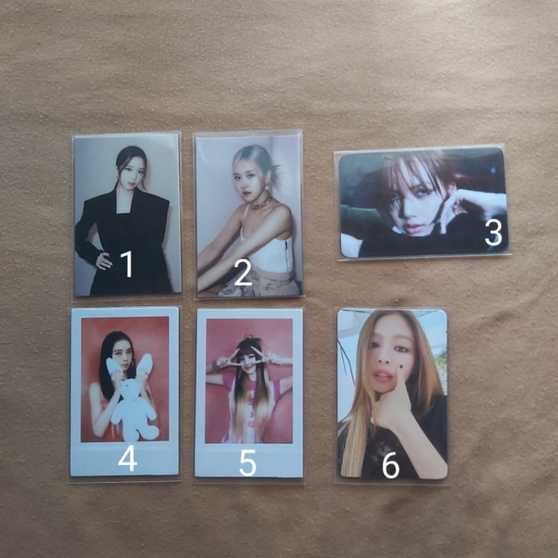[READY] BLACKPINK JISOO JENNIE ROSE LISA PHOTOCARD