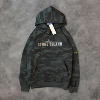 เสื้อกันหนาว มีฮู้ด ลาย STONE ISLAND HYPE 60