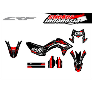 สติกเกอร์ DECAL CRF STRIPING FULL BODY v3 3