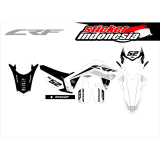 สติกเกอร์ DECAL CRF STRIPING FULL BODY v3 12