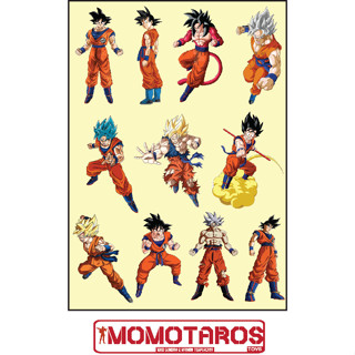 Songoku solo สติกเกอร์กันน้ํา ลายดราก้อนบอล 1 ชิ้น