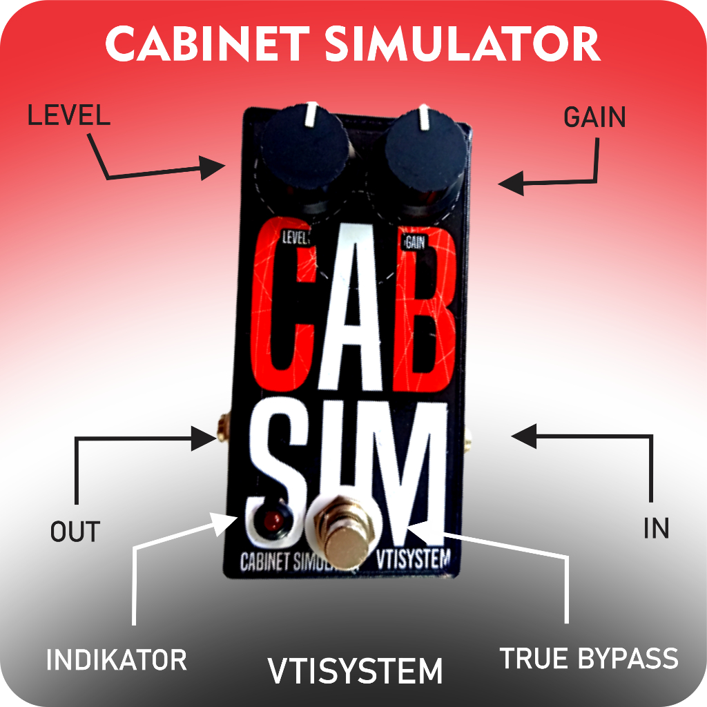 Cabsim เอฟเฟคกีตาร์จําลอง VTISYSTEM