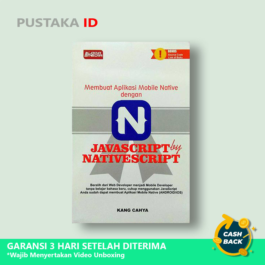 หนังสือทําแอพพลิเคชันพื้นเมืองมือถือพร้อม JAVASCRIPT โดย NATIVESCRIPT - ต้นฉบับ