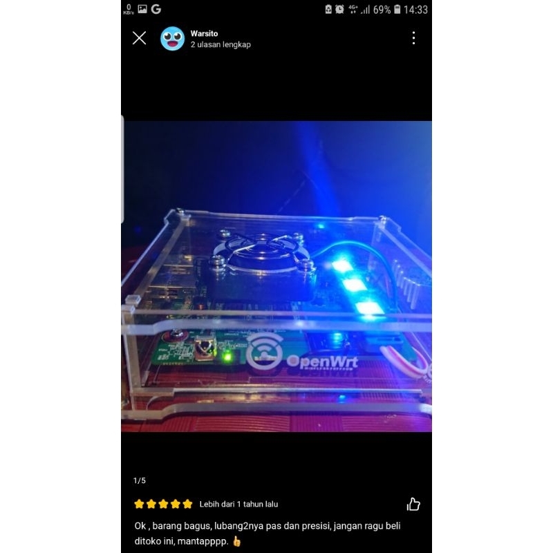 เคสอะคริลิคสําหรับ STB HG680P + HG680P + โมเด็ม E5577