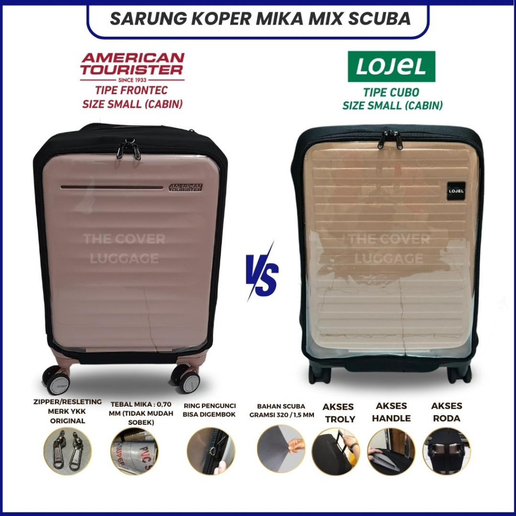 ปก - ผ้าคลุมกระเป๋าเดินทาง/ตัวป้องกันกระเป๋าเดินทาง/ผ้าคลุมกระเป๋าเดินทาง Mika Mix Scuba Mika Mix Sc