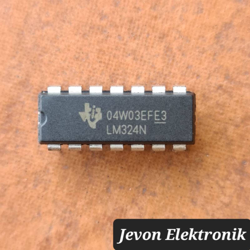 IC ทรานซิสเตอร์ LM 324 N SOP-14 Texas Instrument LM324 DIP-14 LM324N