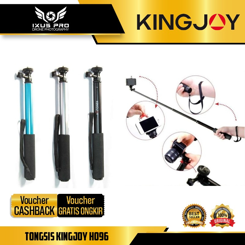 Kingjoy H096 / H-096 Monopod สําหรับกล้อง Gopro / Action