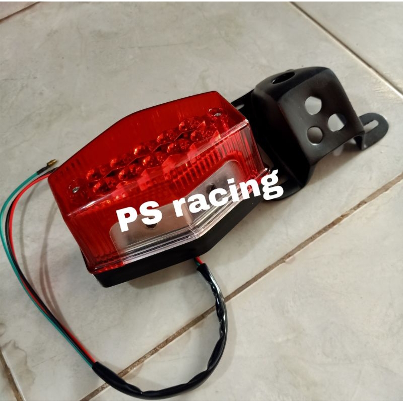 RX KING REAR LIGHT / YAMAHA RX KING MOTORCYCLE REAR STOP LIGHT PLUS RX KING LIGHT BRACKET