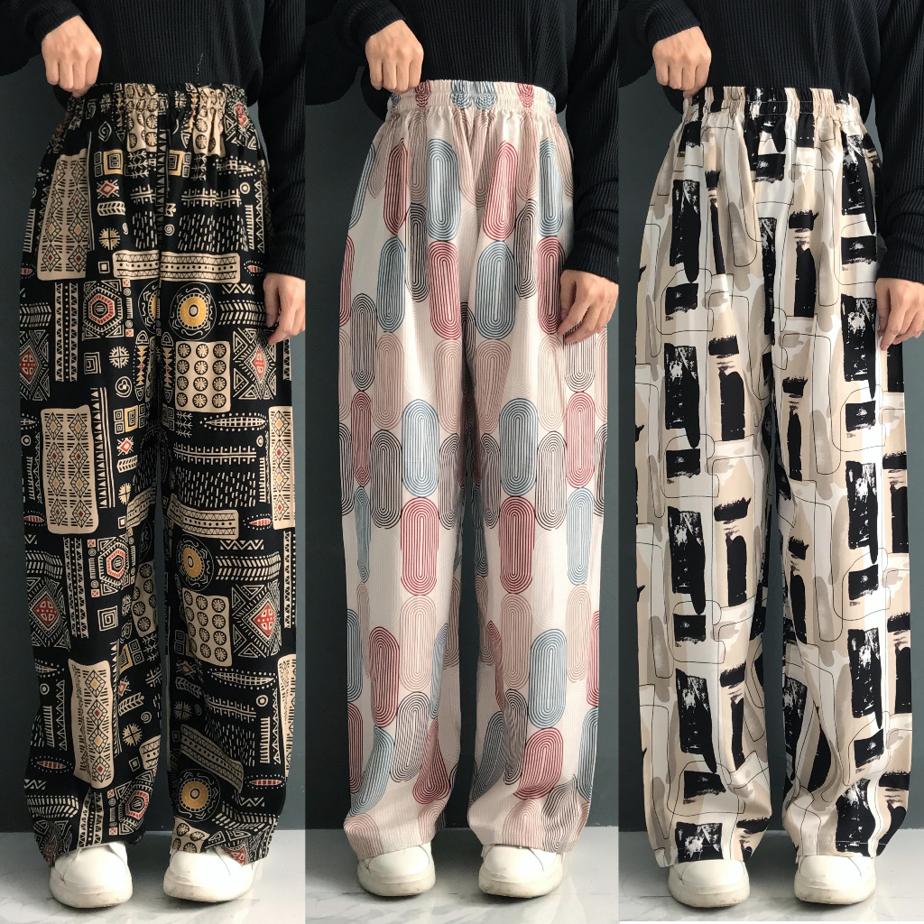 CALLYOUTFIT MOMMY PANTS PART 3 COOL CULOTTS RAYON PAJAMAS