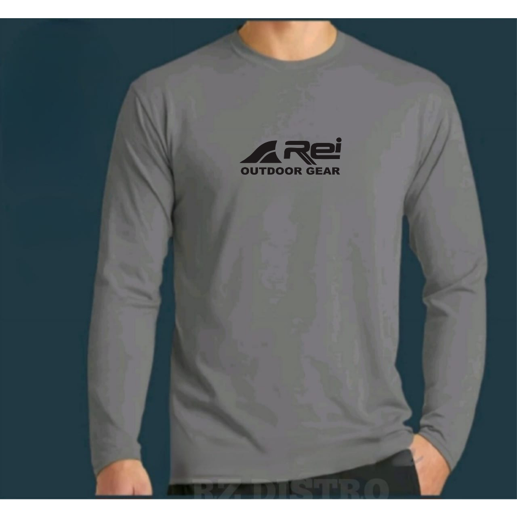 R31 พิมพ์สีดําคุณภาพพรีเมี่ยมแขนยาวเสื้อยืด Distro