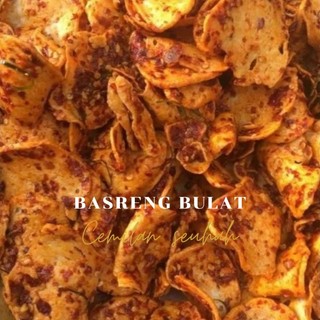 Basreng Bulat Pedas Daun Jeruk Isi 1Kg