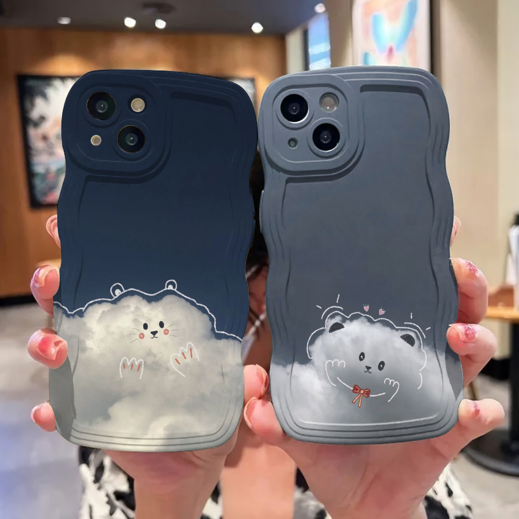 HP Wave Softcase สําหรับ Oppo A3s A31 A52/A92 A5 2020/A9 2020 A57 2022 A33/A53 A5s/A7 F9 A55 A54 A15