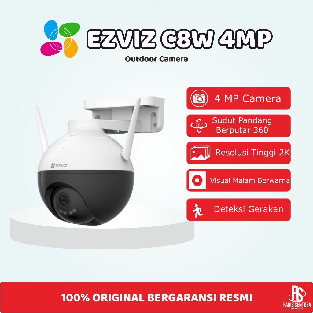 Ezviz H90 DUAL LENS 2K+ 8MP IP CAMERA SMART HOME DUAL LENS 360° กล้องวงจรปิด 4MP + 4MP PTZ IP CAMERA