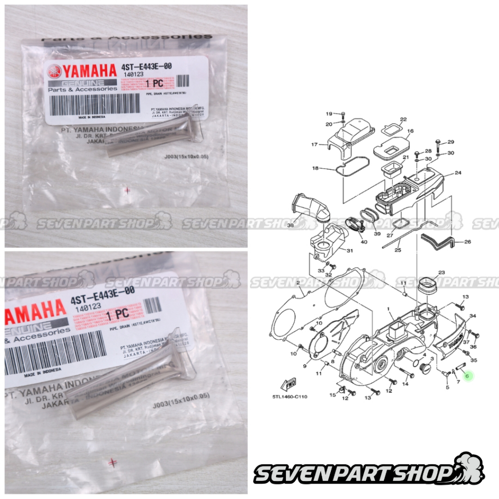 CVT BLOCK กล่องกรองอากาศ LID HOSE NOUVO MIO SPORTY SMILE J M3 FINO X-RIDE GT 125 VEGA JUPITER Z FORC