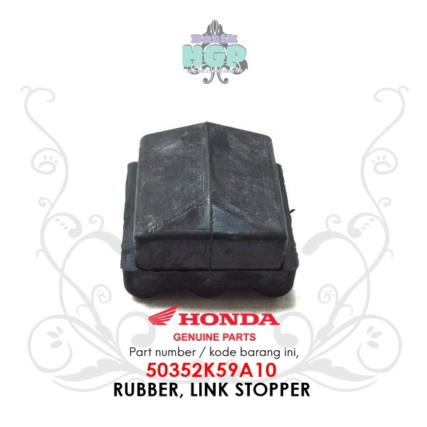 50352K59A10 - ยางแดมเปอร์ Vario 150 (ยาง, จุกลิงค์) สวิงอาร์มยาง AHM ดั้งเดิม