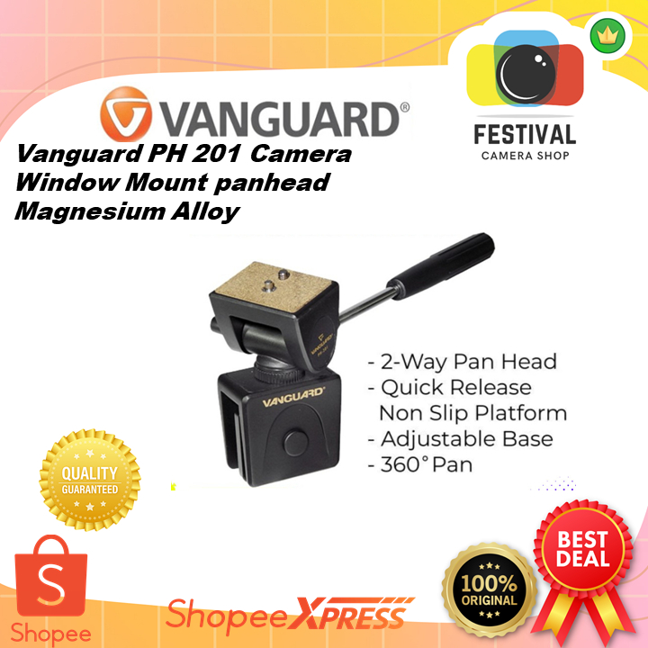 Vanguard PH 201 Camera Window Mount panhead Magnesium Alloy