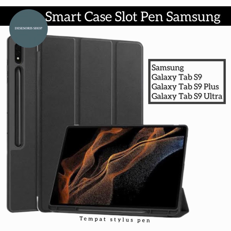 เคสอัจฉริยะ Samsung Galaxy Tab S9 Tab S9 Plus Tab S9 Ultra Book Cover ช่องเสียบปากกา