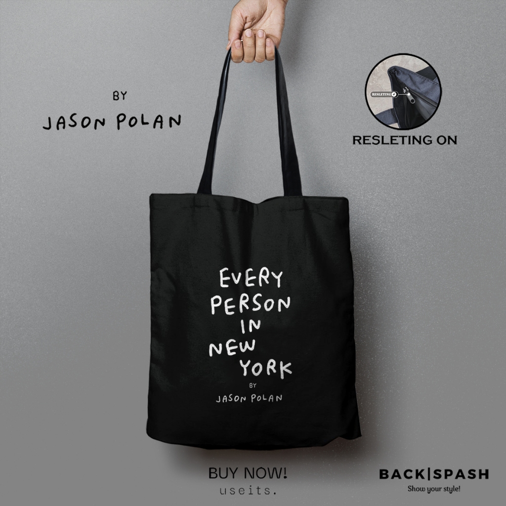 Jason Polin Custom Totebag สําหรับผู้ชายและผู้หญิง - JASON POLAN THD