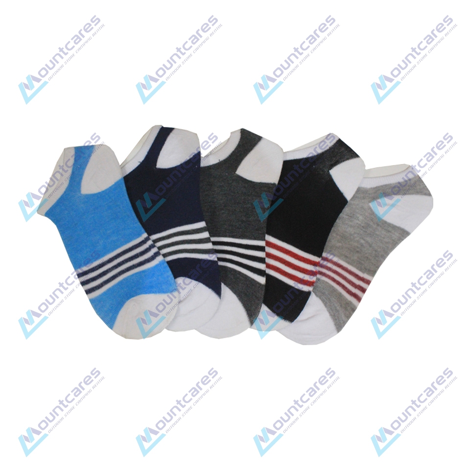 KATUN KSK10 คู่นําเข้าถุงเท้าสํานักงานลําลองผ้าฝ้ายสั้นลายถุงเท้ากีฬากลางแจ้งขนาด 37-43