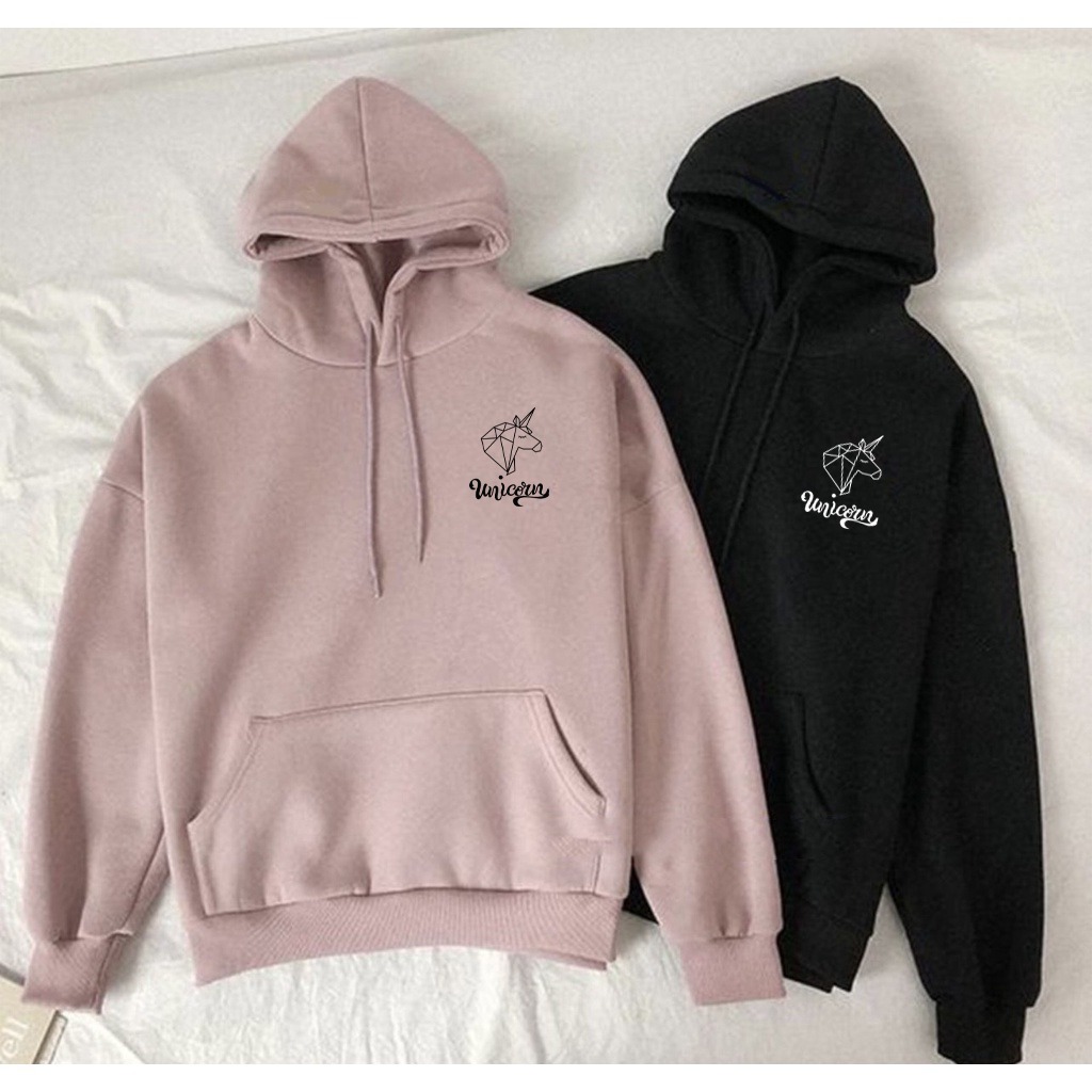 Harvional Plain Sweater Hoodie Jumper Distro Premium Pegasus Fleece Material Size S - XXL