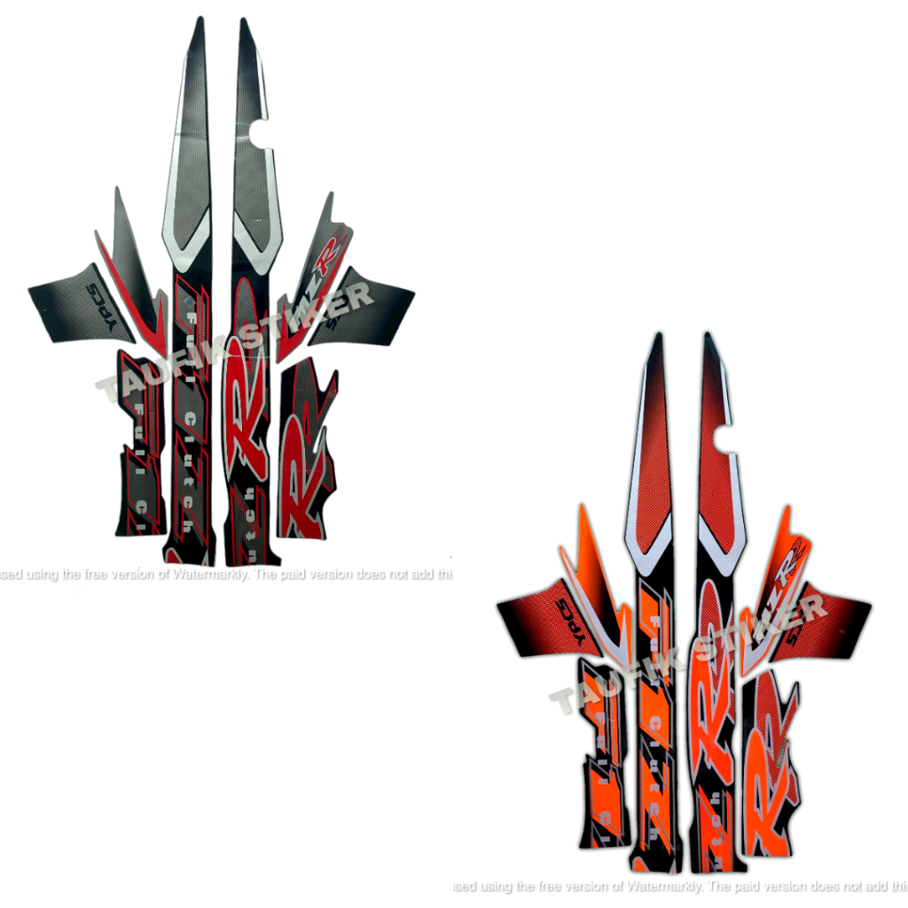 YAMAHA F1ZR 2002 MOTORCYCLE BODY STRIPING STANDARD PAIR ครบชุด