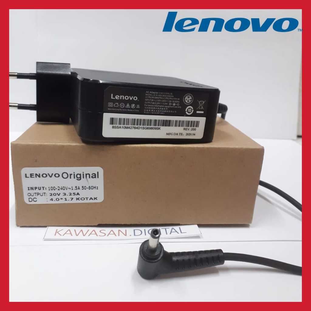 อะแดปเตอร์ชาร์จแล็ปท็อป 110-14AST 110-15IBR 100 110 310 510 510S 710s 20v 3.25A 4.0*1.7 กล่อง 520H-1