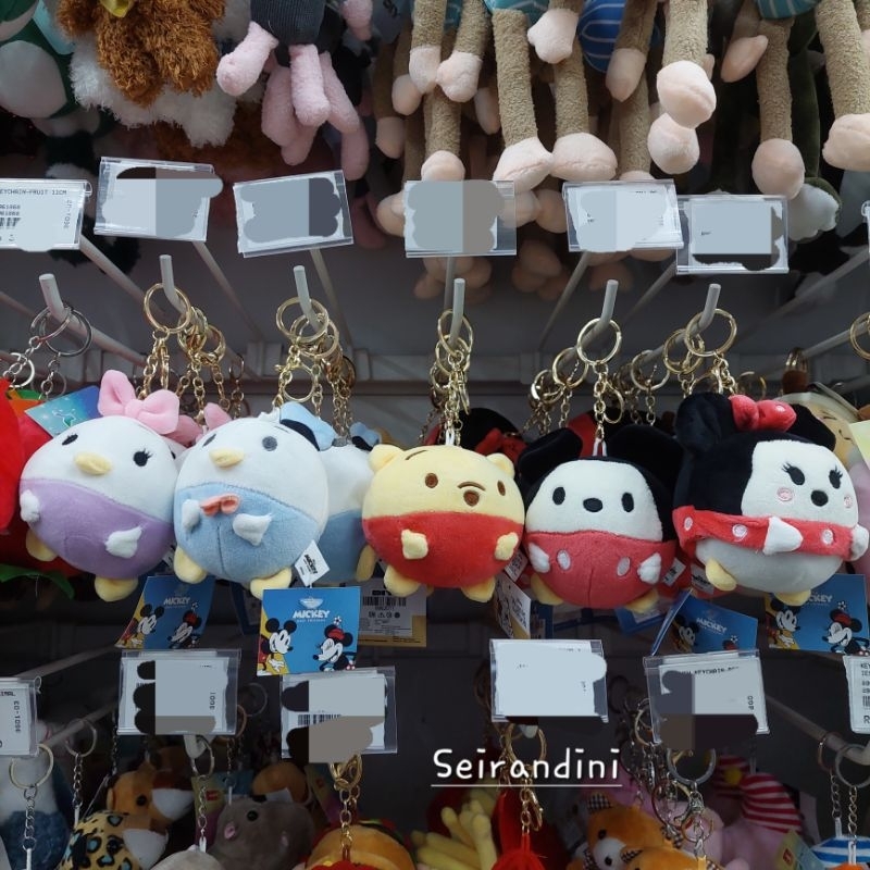 GANTUNGAN Disney Donald Daisy Duck Winnie The Pooh Minnie Mickey Mouse ตัวละครตุ๊กตาพวงกุญแจของขวัญท