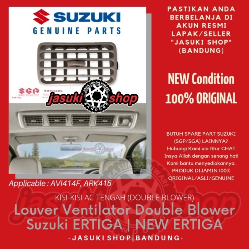 Louver Ventilator Grille AC Center Double Blower Suzuki Ertiga All New Ertiga GL GX ของแท้ SGP